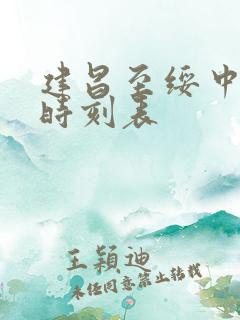 建昌至绥中客车时刻表