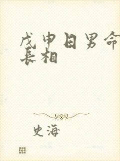 戊申日男命老婆长相