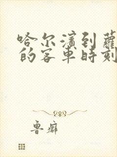 哈尔滨到萝北县的客车时刻表