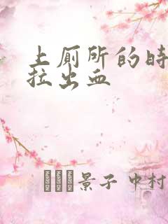 上厕所的时候会拉出血