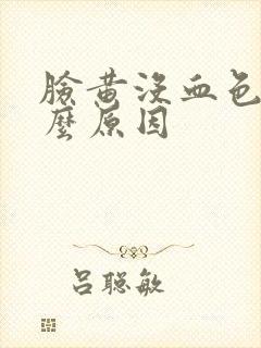 脸黄没血色是什么原因