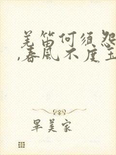 羌笛何须怨杨柳,春风不度玉门关意思