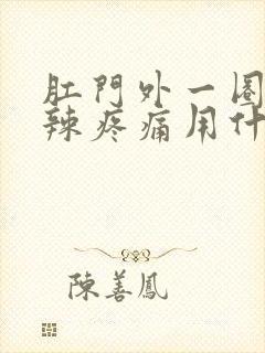 肛门外一圈火辣辣疼痛用什么药