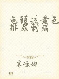 龟头流黄色的脓排尿刺痛