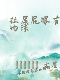 拉屎屁眼有一个肉球