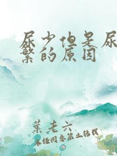 尿少但是尿意频繁的原因