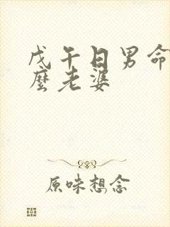 戊午日男命娶什么老婆