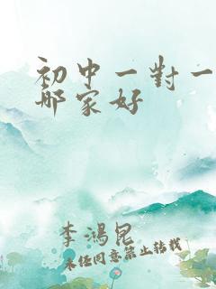 初中一对一辅导哪家好