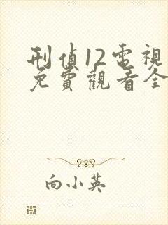 刑侦12电视剧免费观看全集完整版