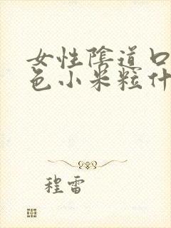 女性阴道口起红色小米粒什么原因