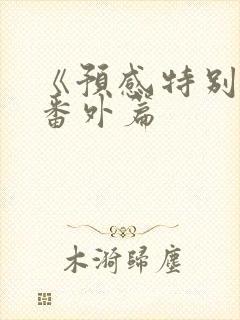 《预感特别篇》番外篇