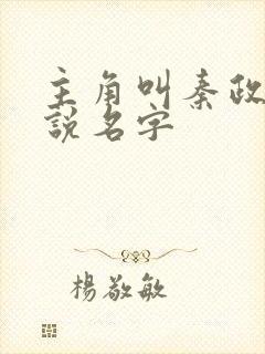 主角叫秦政的小说名字