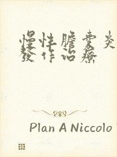 慢性胆囊炎急性发作治疗