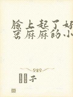 脸上起了好多密密麻麻的小痘痘