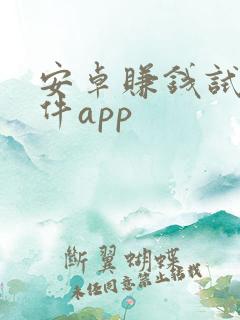 安卓赚钱试玩软件app
