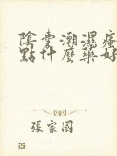 阴囊潮湿瘙痒用点什么药好