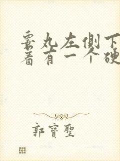 睾丸左侧下面摸着有一个硬疙瘩