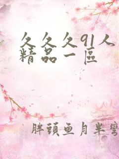 久久久91人妻精品一区