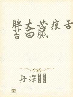 胖大齿痕舌 舌苔白腻