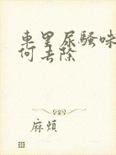 车里尿骚味重如何去除