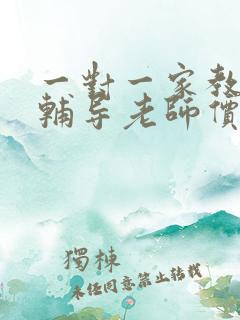 一对一家教上门辅导老师价格表