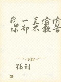 我一直偷偷爱着你却不敢告诉你