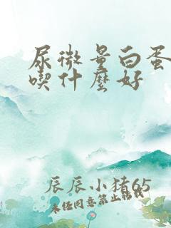 尿微量白蛋白高吃什么好