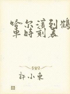 哈尔滨到鹤岗客车时刻表