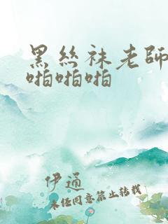 黑丝袜老师被我啪啪啪