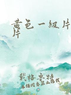 黄色一级片美国片