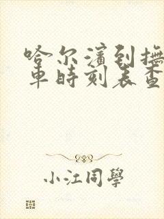 哈尔滨到抚远客车时刻表查询