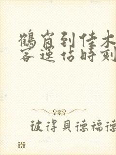 鹤岗到佳木斯的客运站时刻表