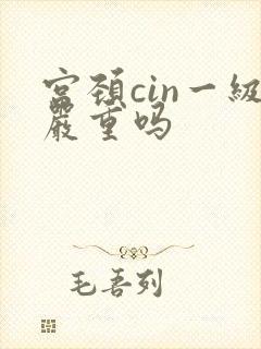 宫颈cin一级严重吗