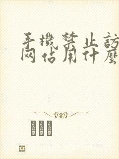 手机禁止访问的网站用什么浏览器