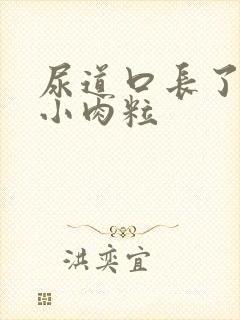 尿道口长了一堆小肉粒