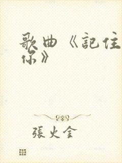 歌曲《记住我想你》