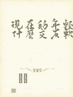 现在的年轻人用什么交友软件