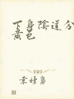 下身阴道分泌物黄色