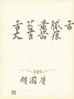 舌苔黄腻舌体胖大有齿痕