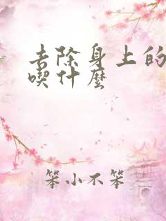 去除身上的湿气吃什么