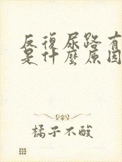 反复尿路有感染是什么原因