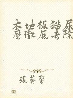 木地板猫尿味怎么彻底去除