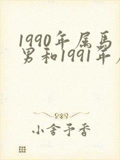 1990年属马男和1991年属羊女婚姻