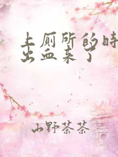 上厕所的时候拉出血来了