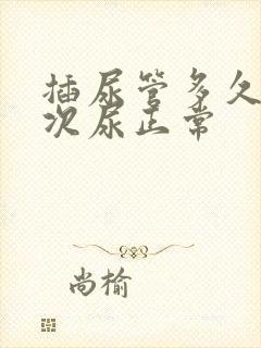 插尿管多久放一次尿正常