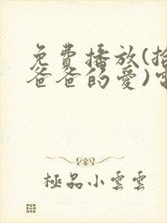 免费播放(拾荒爸爸的爱)电视剧