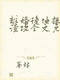 离婚后他拒绝当渣攻全文免费阅读