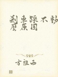 刹车踩不动是什么原因