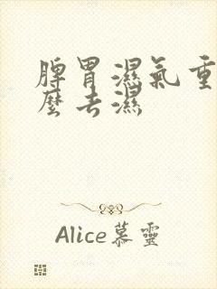 脾胃湿气重吃什么去湿