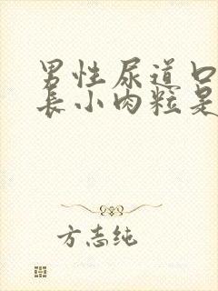 男性尿道口周围长小肉粒是怎么回事